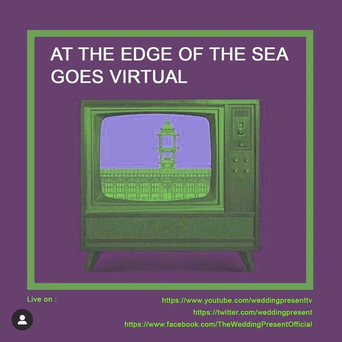 TONIGHT! We are in fantastic company for The <a href="/weddingpresent/">David Gedge</a>’s virtual version of their brilliant festival. Tune in from 7pm ✨✨