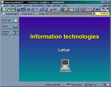 ... as did Powerpoint's biggest competitor, Lotus Freelance.BTW, the Computer History Museum has a very interesting oral history of PPT!  http://archive.computerhistory.org/resources/access/text/2012/06/102745695-01-acc.pdf