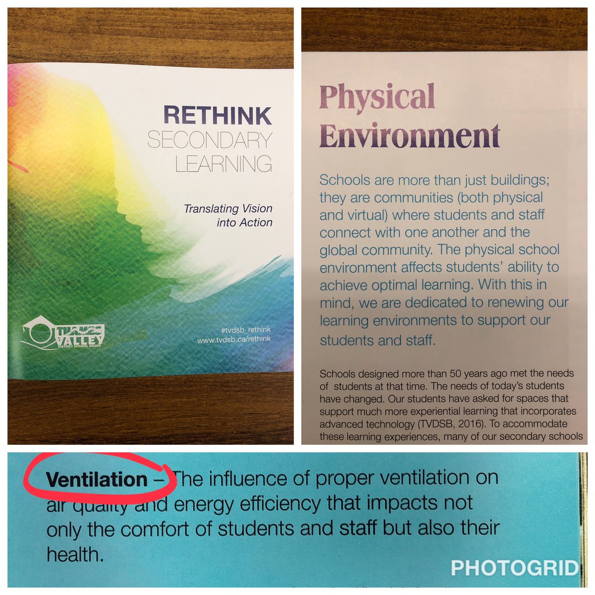 And all of this, despite the fact that proper ventilation is apparently part of the  @TVDSB board’s mandated “vision” for improving the education of our students because of its impacts on “comfort” and “health.”  #OntEd 14/20