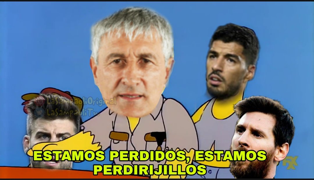 Los memes del partido se ceban con Setién y el Barcelona.