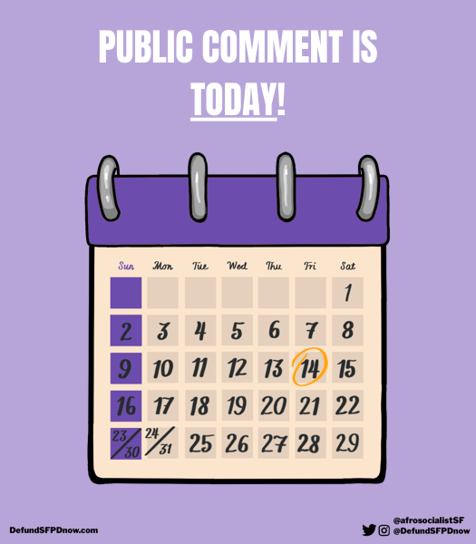 DefundSFPDnow's tweet photo. The budget hearing is TODAY at 10AM
RSVP at https://t.co/39uHanXsCI and we’ll send you a text or email when public comment starts, so you can dial in!
This is one of our LAST opportunities to make our voice heard and demand we #DefundSFPDNow
https://t.co/I6tOb08jZn https://t.co/LtybsWbEsM