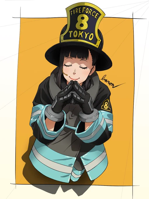 7話でした
お題箱より「茉希さんか環かマキマさん」からマキで
 #炎ステ でマキ役の星波さんのオフショットがとても可愛らしかったのでアニメ風に仕立ててみました。炎ステの続編見たいので皆BD買おうな
#炎炎ノ消防隊 