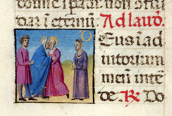We read the same gestures, touches, embraces, and imagery as romantic and erotic when it comes to men and women in medieval art. Why is there a different framework for same-sex figures?End of rant (and thread). (Morgan Library, MS m288, f. 015v)
