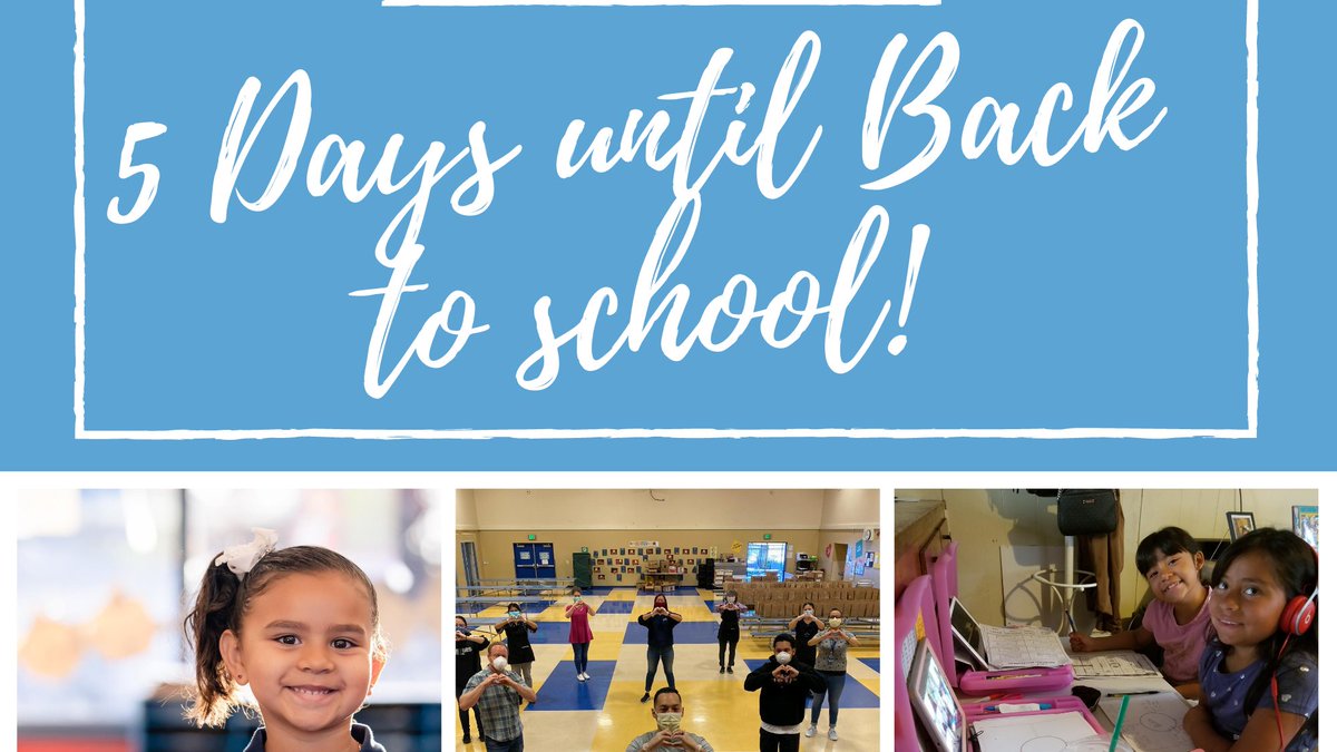SunnyvaleSD's tweet photo. We can't wait to virtually welcome our wonderful SSD students on August 19! While the first day of school will look very different this year we are so excited to be able to connect with you! Share your #SunnyvaleSDFirstDay photos by using the hashtag #SunnyvaleSDFirstDay! https://t.co/KbQBkGAStP