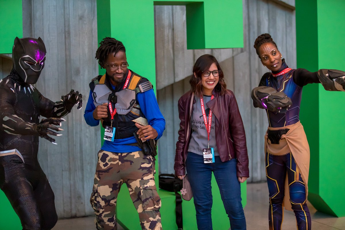 emeraldcitycon's tweet photo. Missing your #ConSquad? Let me see your fave photos of your squad from past shows 💚 https://t.co/tF98tRXA18