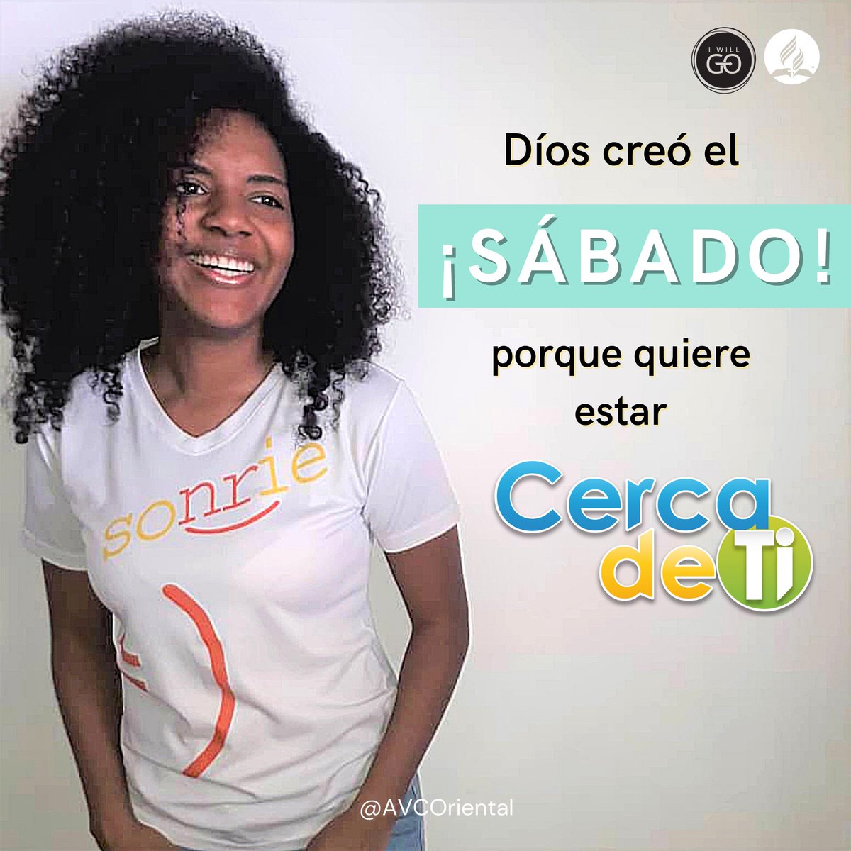 avcoriental's tweet photo. 🥳 Ha sido una semana maravillosa,🤩 pero llegó el mejor día de todos🥰🥰. El que Dios creó para que podamos disfrutarlo con él. 😍😍

¡¡ #FelizSábado Familia!! 🥰

#SomosAVCOr⠀⠀
#CercaDeTi2020 
#JuventudAVCOr
#UVOriental
#AdventistasDIA⠀
#HappySabbath
#AdventistChurch https://t.co/N9jtpwvQ98