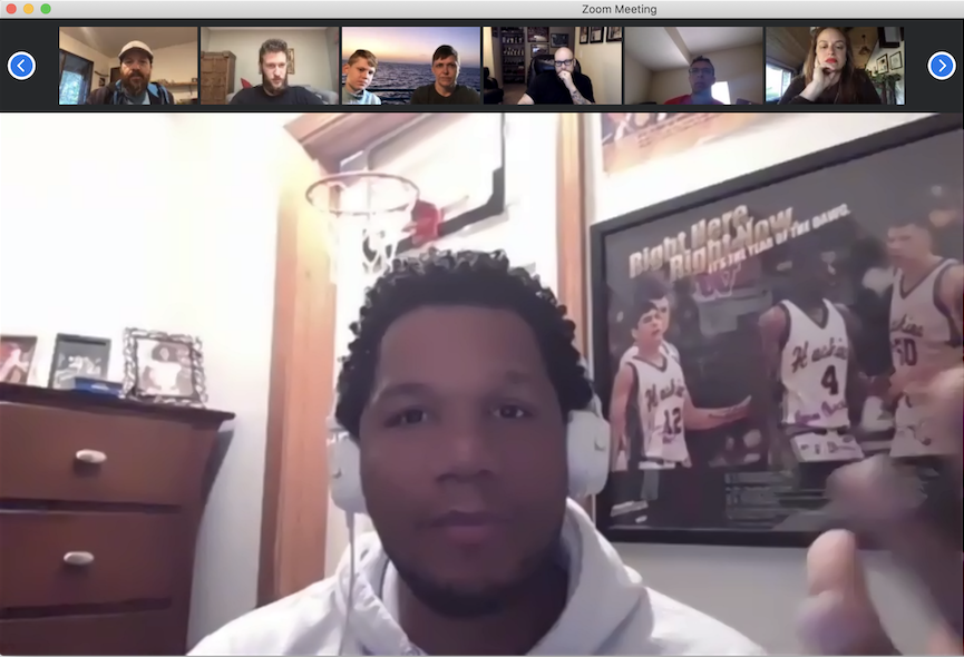 DefenseDigital's tweet photo. Thanks @donaldwatts24🏀 for visiting the #DDS team during our #virtualoffsite today! We ❤️your philosophy: "Do your best in a way that your best gets better every day...Live in a process of improvement, and you never know what will happen." #findthetruthtellthetruth #WFH2020 https://t.co/MW7llwVUlh