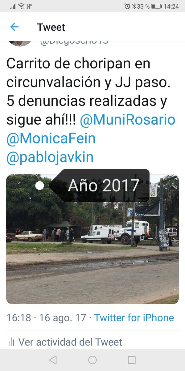 Diegoserio13's tweet photo. Pasan los años y sigue estando en el frente de mi negocio, por el cual me piden de todo para habilitar. Rosario Tierra de nadie @pablojavkin @TransitoRosari @MuniRosario https://t.co/jBmyLQ0eia
