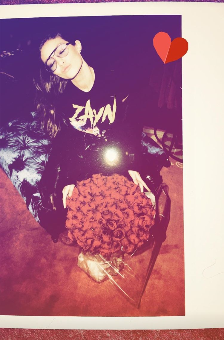 20. Gigi iconic black “Zayn” sweatshirt 