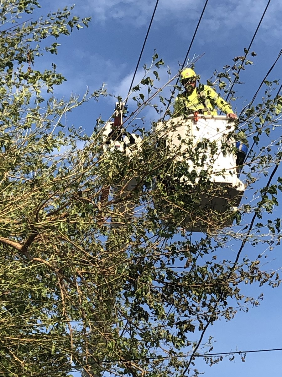 alliantenergy's tweet image. We have over 700 crews (triple the normal 'boots on the ground') now working on restoration – and more help is arriving every day from around the nation.
In seven days, we will replace more than 2,500 poles across the state – the equivalent of 8 months of usual work.
2/3