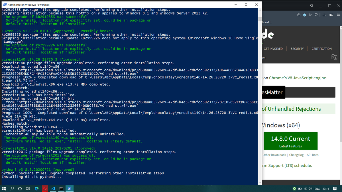 jatinkumar_22k's tweet photo. {Day="58/100"}
Yo,Coders!!
Today, i installing node.js for Started my Journey by "React.js"..😎
#100DaysOfCode #javascript30 #reactjs #Nodejs https://t.co/0AGVhesUSS