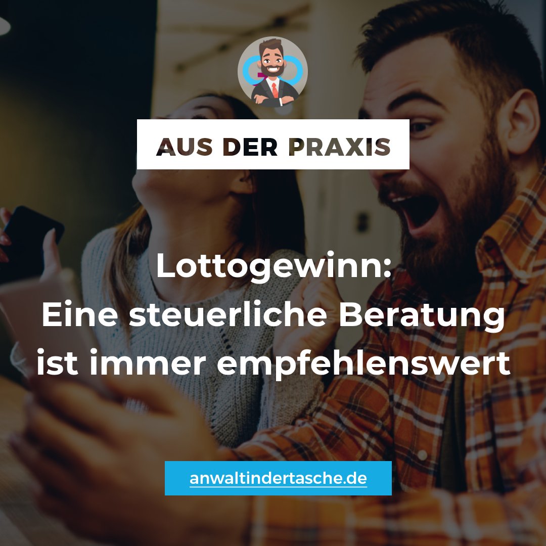 gocardsag's tweet image. #Lottogewinne gelten als nicht #steuerbare #Einnahme. 

Dem #Spieler steht der aus dem #Jackpot resultierende Gewinn in voller Höhe zu. Doch mit #steuerlichen Folgen musst du trotzdem rechnen. 

#AnwaltInDerTasche #AnwaltsKarte #GoCards #Anwalt #SteuerlicheBeratung