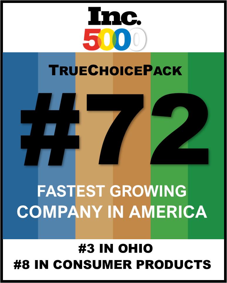TrueChoice Pack is proud to be one of America's top 100 fastest growing private companies for the second consecutive year! Thanks goes out to our hardworking team! inc.com/inc5000