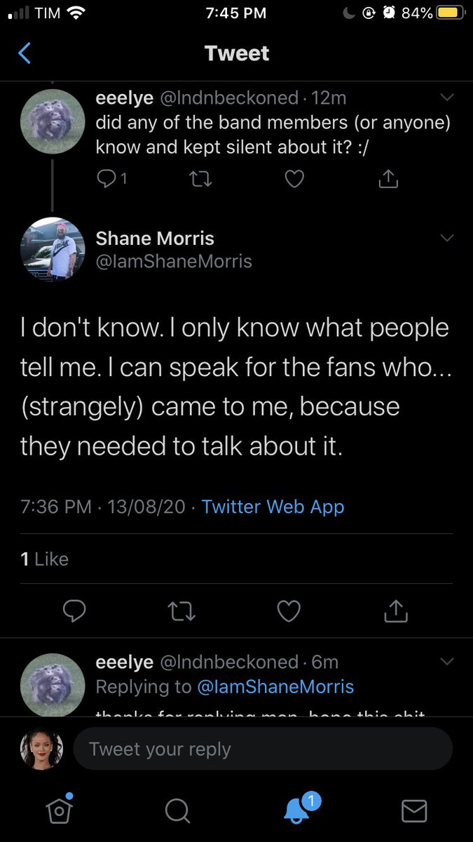 the shane morris tweets: