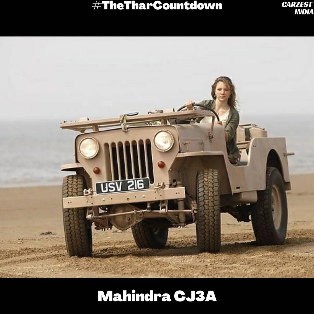 Carzest1's tweet photo. #TheTharCountdown - SWIPE π₯
Revisit the Mahindra stable of #SUV, that ruled the roads & (forests too) π―
we have recollected some of the kick-ass #Edition of #Mahindra Jeeps..
#MahindraCJ #MahindraThar #Thar #MM540 #MM550 #Legend #India @MahindraRise #AllNewThar #Expedition https://t.co/nyjsgK1oR2