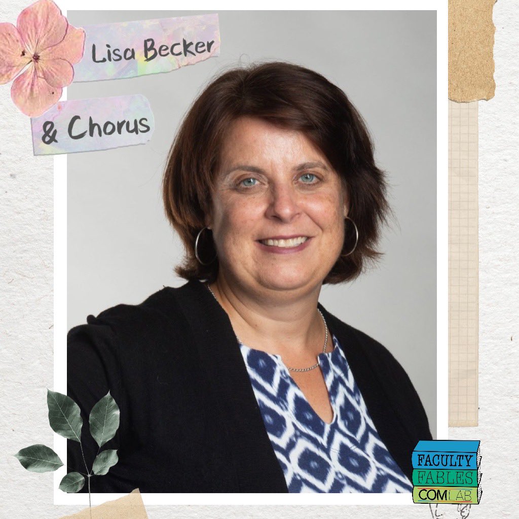 bu_comlab's tweet photo. Here is your Faculty Fable for the week! Professor Lisa Becker teaches in the COM writing program. She also sings in The Greater Boston Intergenerational Chorus! To know more about Professor Becker's experience in the chorus, check out our interview with her on the website! https://t.co/jrb9z1ef3c