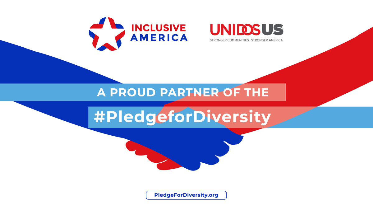 WeAreUnidosUS's tweet image. We’re partnering with @InclusiveUS because we believe that our policymakers should reflect the rich diversity of the communities they serve. A more inclusive government is a more effective government. Urge candidates to #PledgeForDiversity. Learn more: PledgeForDiversity.org