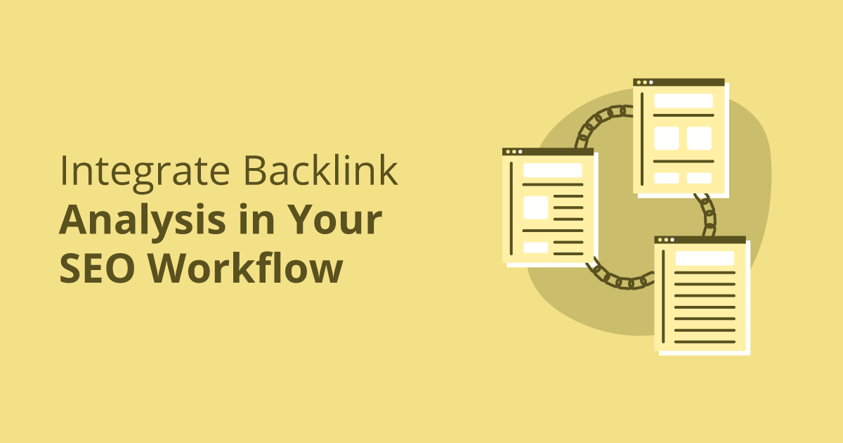 Take these steps to incorporate #backlink analysis into your technical #SEO workflow and start building a successful SEO #strategy! 🏆👇 
buff.ly/341W4Hw
Via <a href="/JulieQuintard/">Julie Quintard</a>