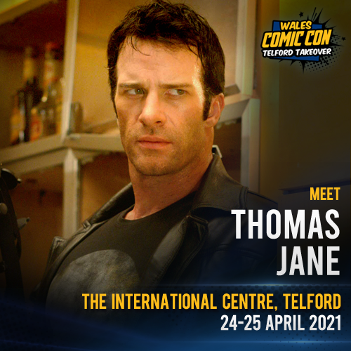 walescomiccon's tweet photo. NEW MEDIA GUEST #WCC2021 - Thomas Jane #ThePunisher #TheExpanse #DeepBlueSea #BoogieNights #ThePredator #TheThinRedLine #TheMist #1922 #Hung https://t.co/LxETTLvk5g