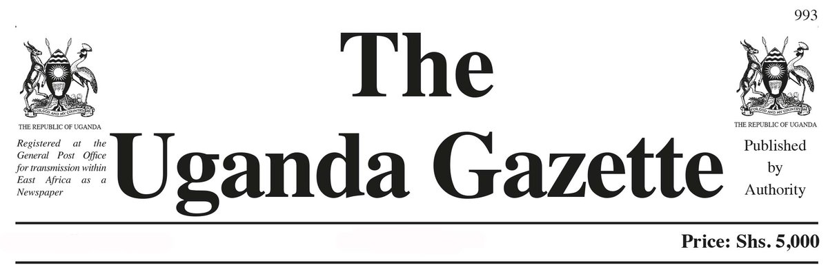 uppc_uganda's tweet photo. The Uganda Gazette Issue No. 48 dated 14th August, 2020 has been published. The Uganda Gazette is published weekly; please get yourself a copy from our offices (Kampala &amp; Entebbe) and Public Libraries. 
Gazette Vol. No. 48 https://t.co/8bM7ESN1zu