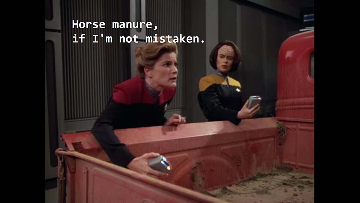 Honestly, how is this Janeway line not at least as iconic as "there's coffee in that nebula"?