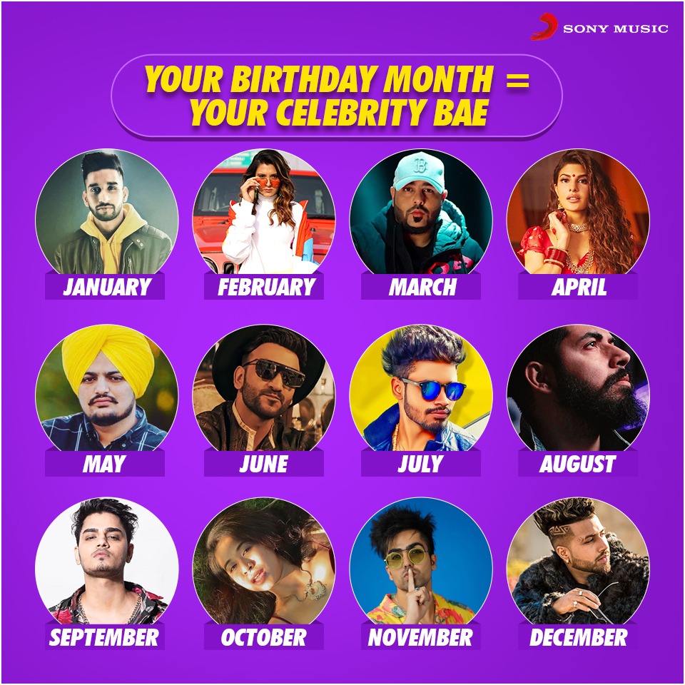 Sony Music North (@sonymusicnorth) on Twitter photo Which Artist is your birthday twin? 😍 Comment below.
#birthdaytwin
<a href="/HarlalBatth/">Harlal Batth</a> <a href="/GillAastha/">Aastha Gill</a> <a href="/Its_Badshah/">BADSHAH</a> <a href="/Asli_Jacqueline/">Jacqueline Fernandez</a> <a href="/SidhuMooseWala/">Sidhu Moose Wala</a> <a href="/Fazilpuria/">FAZILPURIA</a> <a href="/sumitgoswamii/">sumit goswami</a> <a href="/FottySeven/">Fotty Seven</a> <a href="/rishallyours/">RISH</a> <a href="/shreyavivek/">kaprila keishing</a> <a href="/HARRDYSANDHU/">Harrdy Sandhu</a> <a href="/SukheMuzical/">Sukh-E</a> Which Artist is your birthday twin? 😍 Comment below.
#birthdaytwin
<a href="/HarlalBatth/">Harlal Batth</a> <a href="/GillAastha/">Aastha Gill</a> <a href="/Its_Badshah/">BADSHAH</a> <a href="/Asli_Jacqueline/">Jacqueline Fernandez</a> <a href="/SidhuMooseWala/">Sidhu Moose Wala</a> <a href="/Fazilpuria/">FAZILPURIA</a> <a href="/sumitgoswamii/">sumit goswami</a> <a href="/FottySeven/">Fotty Seven</a> <a href="/rishallyours/">RISH</a> <a href="/shreyavivek/">kaprila keishing</a> <a href="/HARRDYSANDHU/">Harrdy Sandhu</a> <a href="/SukheMuzical/">Sukh-E</a>