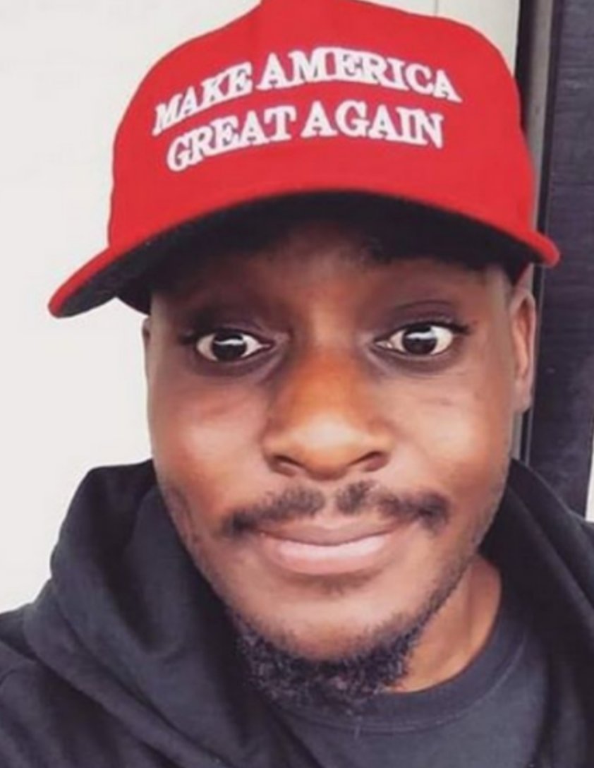 Andrew "Black Rebel" Duncomb: neo-Confederate apologist with Proud Boy affiliation that participated in C'ville 2017, and has been agitating in PDX. Using recent stabbing to paint self a "martyr." Has stated intention to attend A15.  https://twitter.com/RoseCityAntifa/status/1293677195735441409  #PDXfash  #fashcard