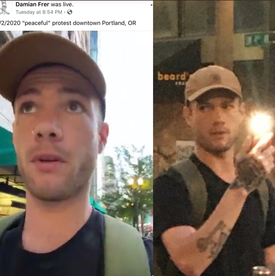 Daniel Baxter Worth: aka Damien Frer, aka TheNightlyFox and ThatNightFox on Twitter. Homophobic, racist agitator. Frequently agitated  #BLMprotests before connecting self to Black Rebel, Almosa and Adams groups. Atomwaffen stan. https://twitter.com/PDXshield/status/1277373638866374657 #PDXfash  #fashcard