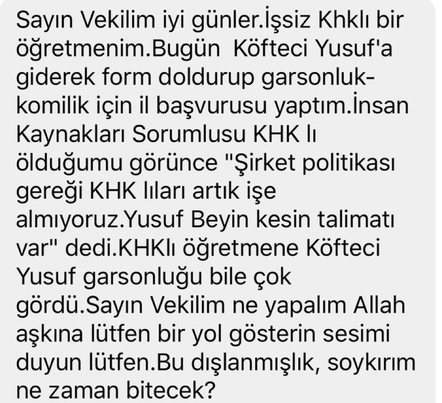 Köfteci yusuf da köfte yiyen var mı ? Hiç yemedim yemem de