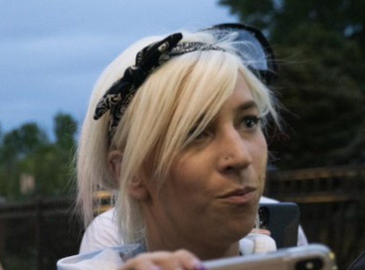 Haley Adams: homophobic agitator, founder of #/HimToo movement, frequent attendee of fashy gatherings. Associate of various Proud Boys and Patriot Prayer, though she is seen derisively in their circles. https://twitter.com/PDXshield/status/1274513880308301824 #PDXfash  #fashcard