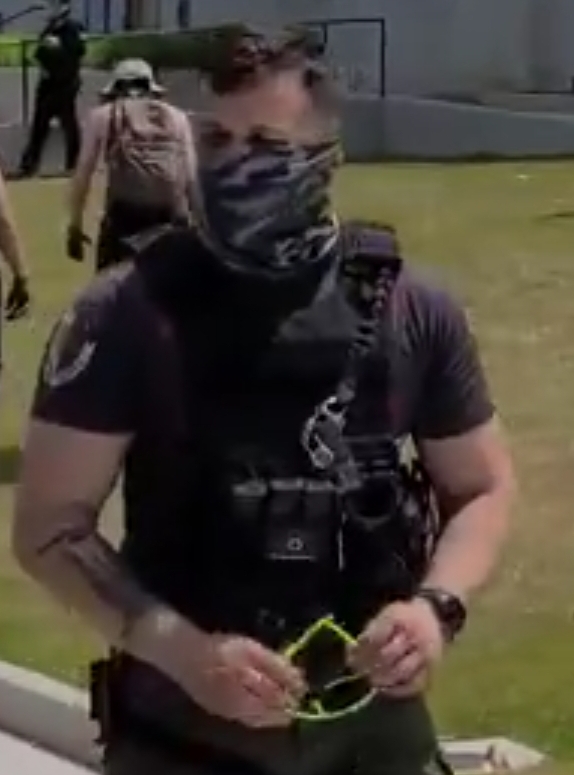 Tanner Jarl Peterson: Proud Boy, frequent attender of fashy gatherings throughout the PNW. Has assaulted  #BLMprotestors in PDX with pepper spray. Extremely aggressive. Drives an older model red Honda Civic.  https://twitter.com/PDXshield/status/1276003377579581447 https://twitter.com/PDXshield/status/1279650461528674305 #PDXfash  #fashcard
