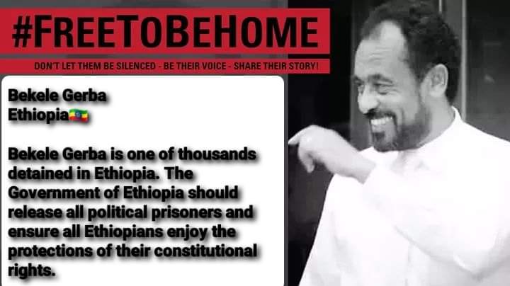 Nuwolifumamne's tweet photo. #FREETOBEHOME
DONT LET THEM BE SILENCED.
BE THEIR VOICE .
ETHIOPIA🇪🇹
Bekele Gerba is one of thousands detained in Ethiopia.The Government of Ethiopia should release all political prisoners and ensure all Ethiopians enjoy the protections of their constitutional rights. https://t.co/HYVJL8i7PK