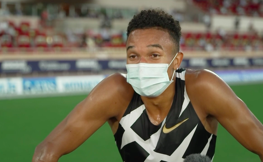 ChrisChavez's tweet photo. .@DonavanBrazier wears a mask and you should too. https://t.co/XQqAwoIunG