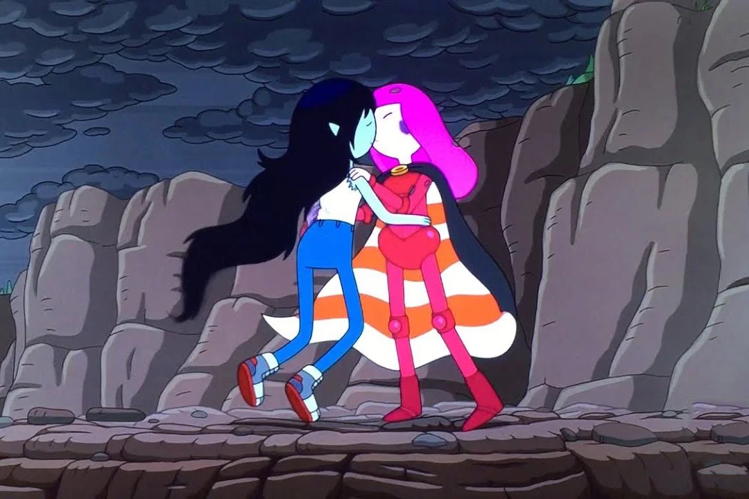 marceline, adventure time, in a relationship with princess bubblegum