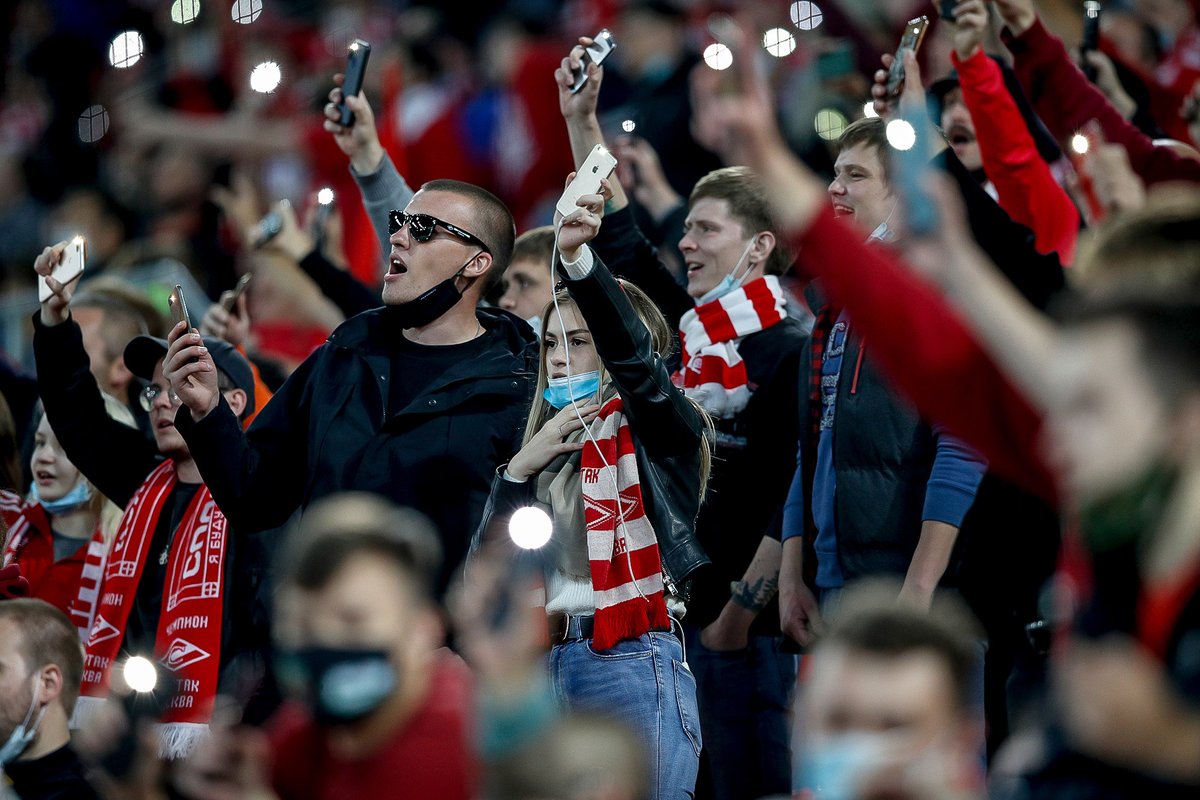 otkritiearena's tweet photo. 🏁 С победой!!! 🔴⚪💪🏻

«Спартак» во 2-м туре РПЛ выиграл у «Ахмата» со счетом 2:0.

⚽ Джордан Ларссон
⚽ Эсекель Понсе

#СпартакАхмат – 2:0 https://t.co/ccKnYJxrza