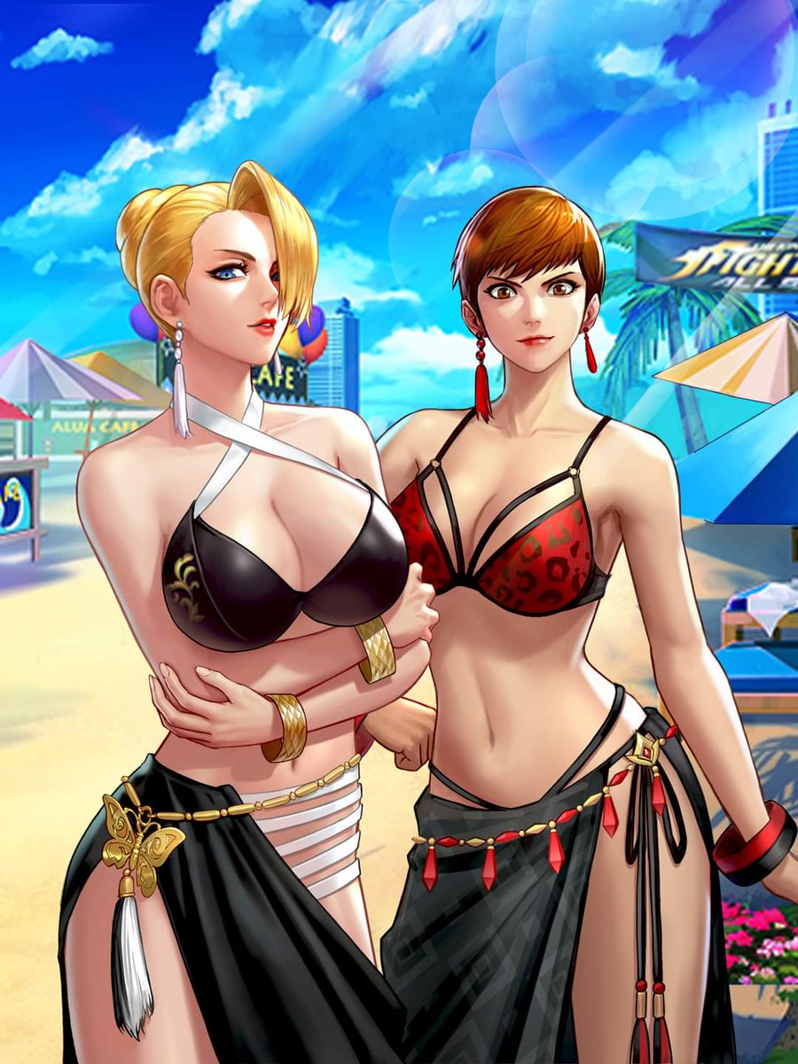 Vice & Mature Summer 2020 costume artwork from The King of Fighters: Al...