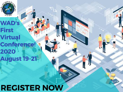 WAD is excited to announce our first Virtual Annual Conference!  August 19 - 21st 2020.  Open to WAD members globally. #Security #Investigations #innovation
