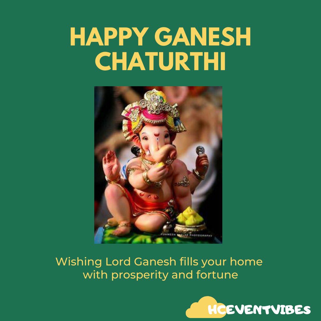 HcEventvibes's tweet image. #HappyGaneshChaturthi #hceventvubes #lordganesha