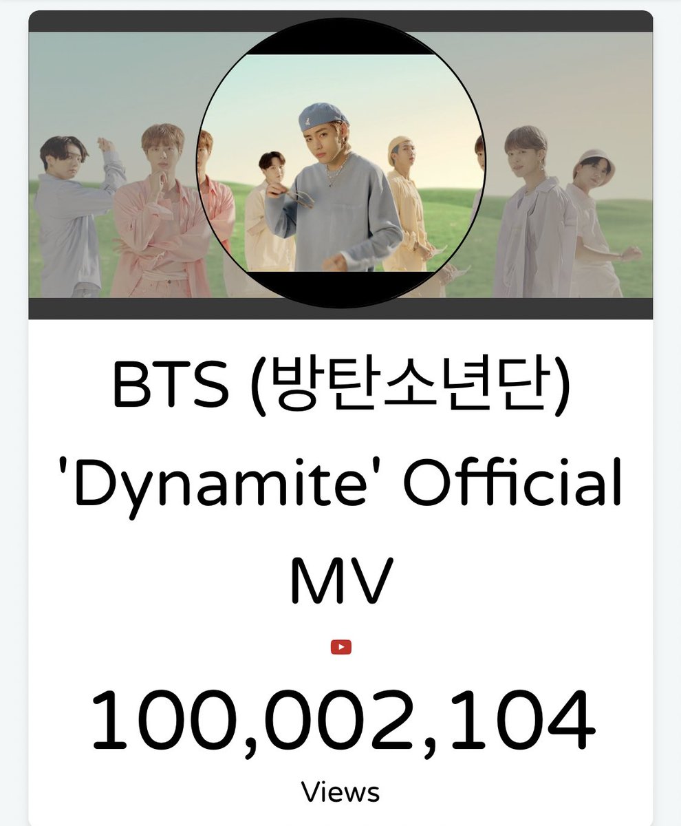 daydreamhob's tweet photo. WE DID IT ARMIES!!! 
100M views in 24H and 30 minutes 💜💜💜💜💜💜

#BTSDynamite #DynamiteBTS #DynamiteTo100 @BTS_twt https://t.co/AnGKmAWVOT