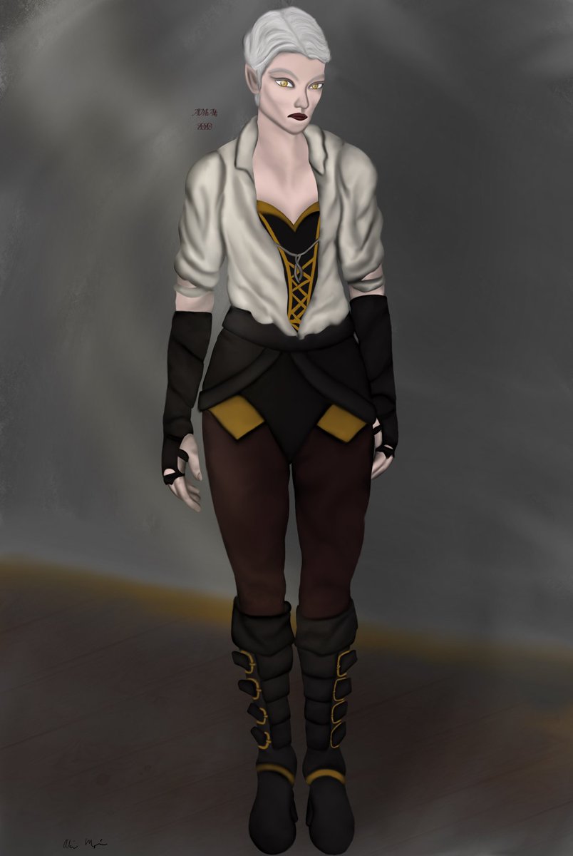 AlMoArts's tweet photo. This looks like fun! This is Kareena, my very stabby changeling, who I love way too much!
#ocshare #ocasks #DnDcharacter #oc #dnd5e #under1kgang #SmallArtistClub #dnd https://t.co/hQkKRFgLOJ