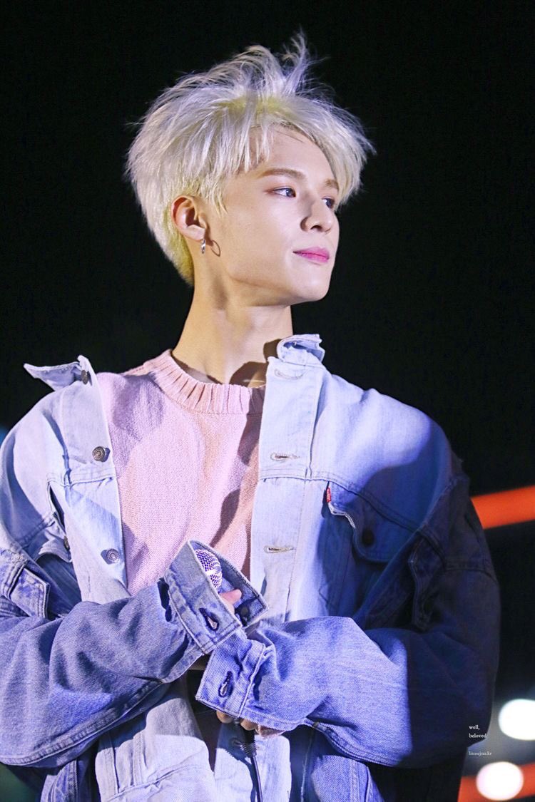 — Lim Sejun with blonde hair; a long thread  #VICTON  #빅톤