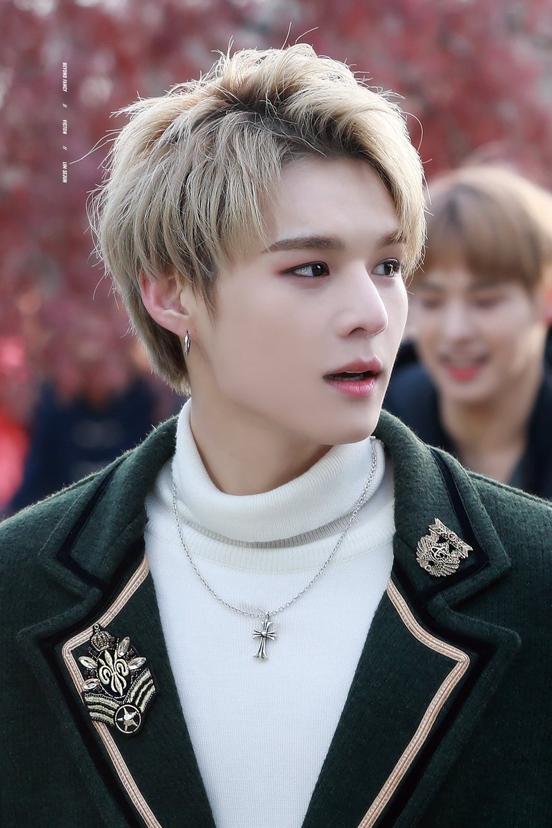 — Lim Sejun with blonde hair; a long thread  #VICTON  #빅톤