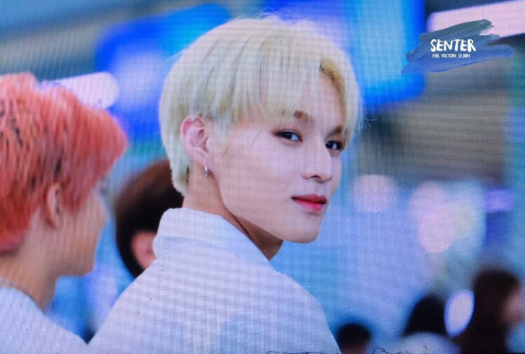 — Lim Sejun with blonde hair; a long thread  #VICTON  #빅톤