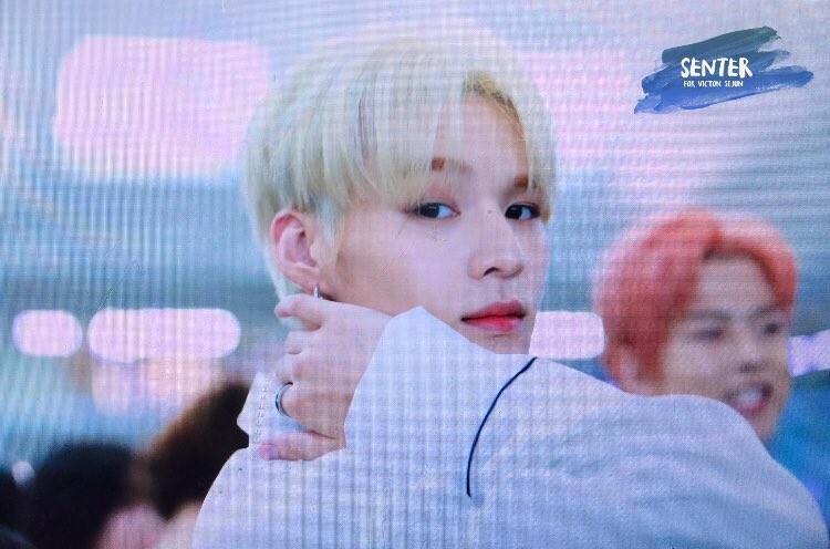 — Lim Sejun with blonde hair; a long thread  #VICTON  #빅톤