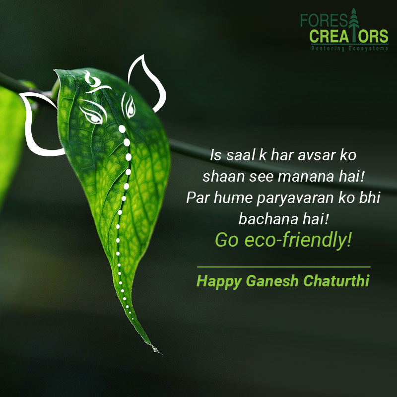 forest_creators's tweet photo. Hoping this Ganesh Chaturthi will be the start of the year that
brings happiness to you. Happy Ganesh Chaturthi!
#GaneshChaturthi #GaneshChaturthi2020 #Ganpati #India #Festivals #IndianFestival #ForestCreators #BringingBackForests #Ecosystems #Saturday https://t.co/GIOQQENeSe