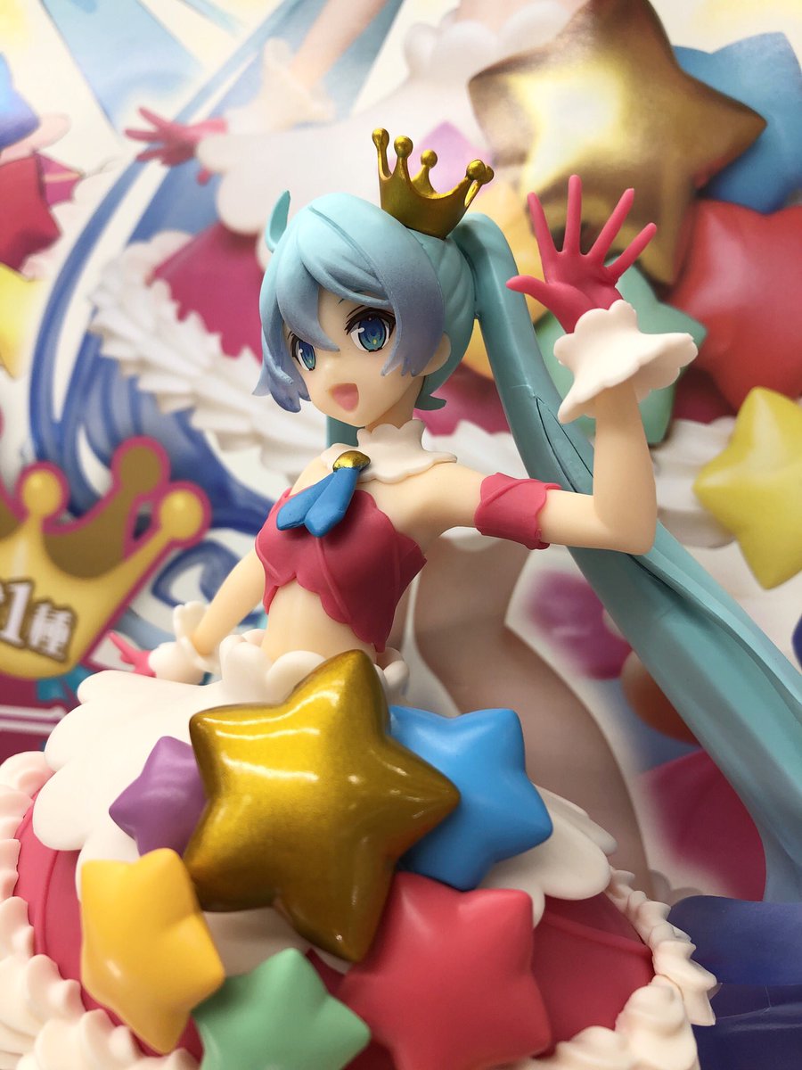 タイトーステーション佐原東店 Auf Twitter クレーン 初音ミク バースデーフィギュア Pop Idol Ver 入荷致しました ケーキをイメージしたお洋服がとっても可愛いです タイステ 初音ミク