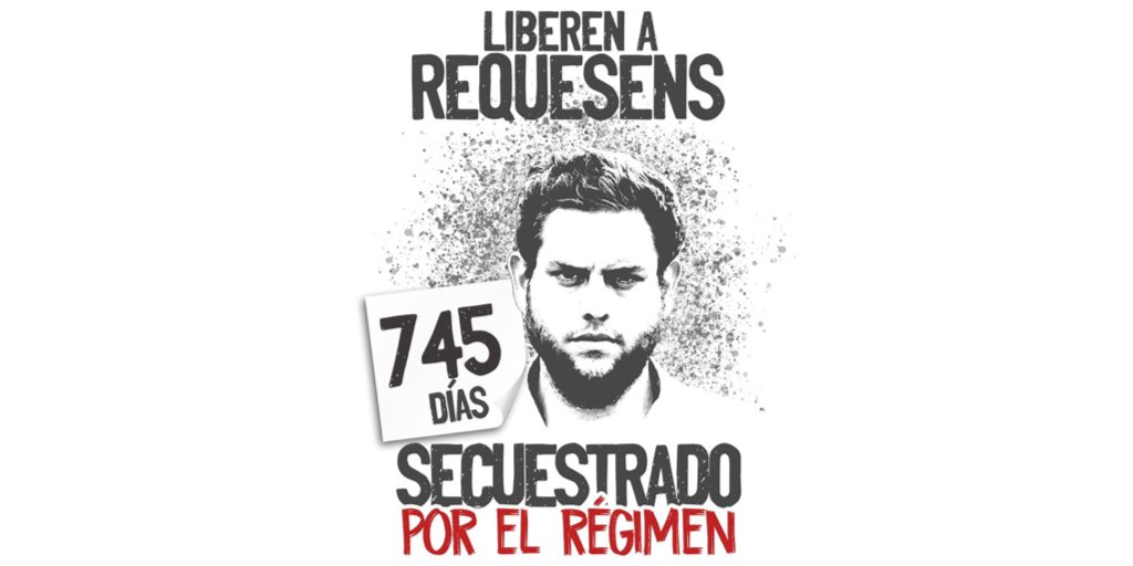 #21Ago El diputado Juan Requesens, suma 745 días secuestrado por el Régimen. Ante la evidencia de presencia de COVID-19 en el Sebin-Helicoide exigimos #MedidaHumanitariaYa para todos los presos políticos.