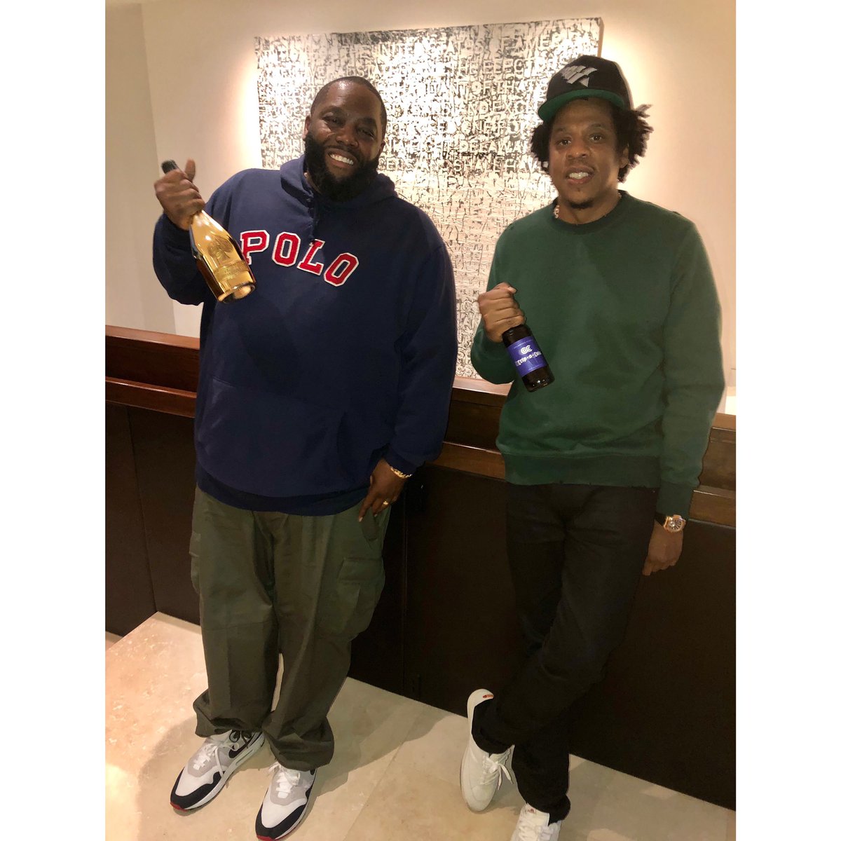 KillerMike's tweet photo. The legend of #CripACola &amp; #BloodPOP continues to grow 🔵🔴⭐️

I appreciate my brother, Emcee/entrepreneur, and 🐐 @S_C_.  He is a model for taking the “Dope Man” mentality and advancing it into business. https://t.co/DFSI6Qz7ev