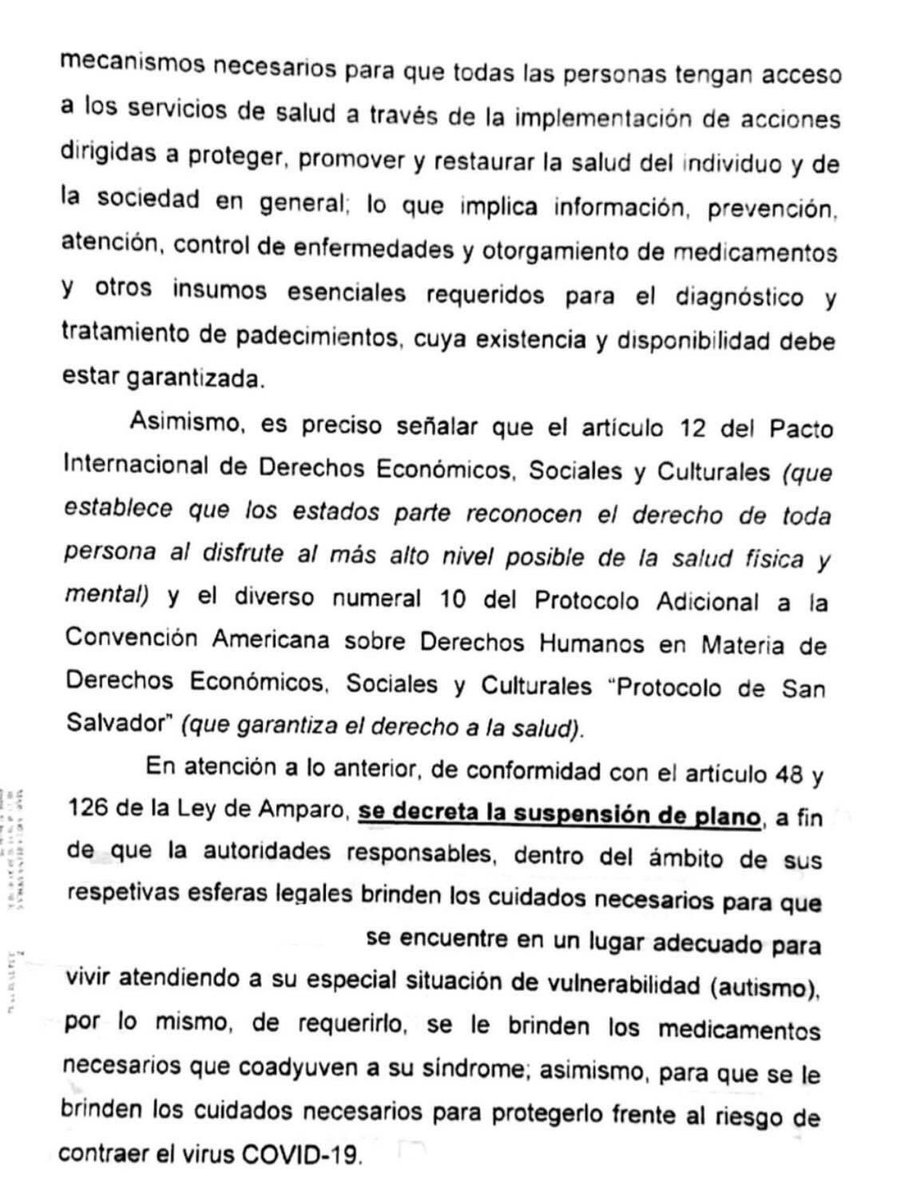 Justicia_Covid's tweet photo. De La Peña Rivera, miembro de #JusticiaCovid logra apoyar a “Beto”, quien vive con autismo, para que las autoridades de BC brinden:
✅Lugar adecuado para vivir atendiendo su condición
✅Medicamentos que coadyuven a su síndrome
✅Protección frente al riesgo de contagio de COVID-19 https://t.co/F1snXWLN6K