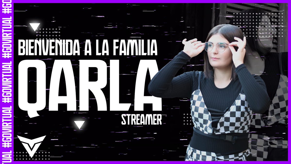 VirtualTeamComp's tweet photo. ¡Bienvenida! Qarla 🇵🇾
-
Ella es Qarla Streamer en Twitch del team! 
-
#GoVirtual #VTUP #GameTime 💜
-
Diseño : @luiselbossttv 👈🏻 https://t.co/HoE4rj2baQ